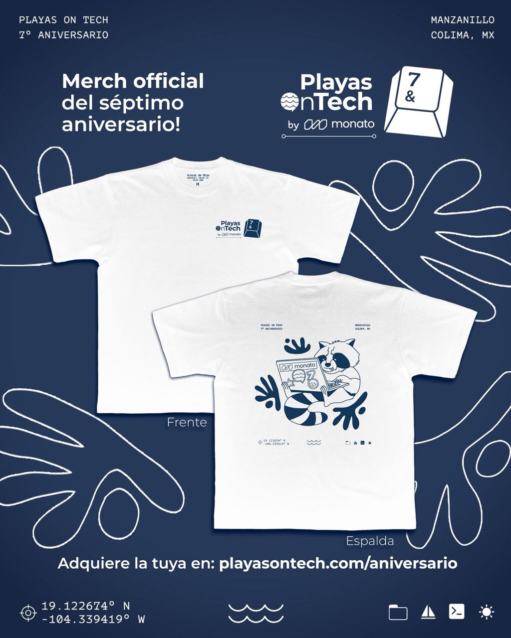 Merch oficial 7o aniversario PlayasOnTech